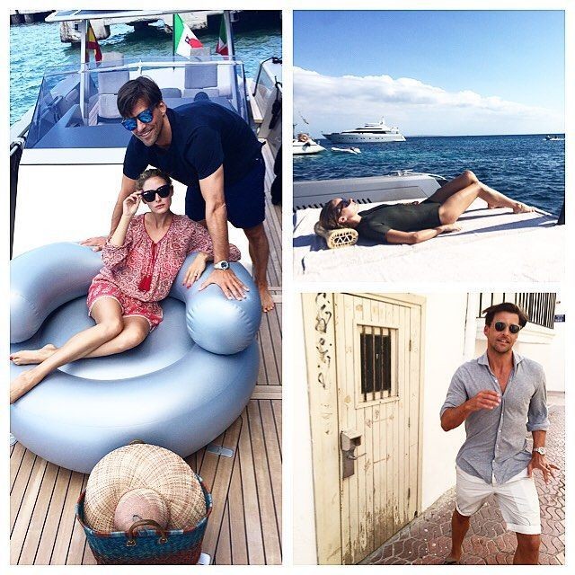 olivia palermo, yacht, sundress, boat, summer vacation, jetsetter style, vacation outfit, boat, sailing, cover up, coverup 