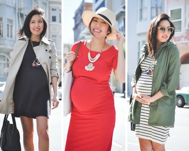 cfc-9 to 5 chic maternity style-statement necklaces