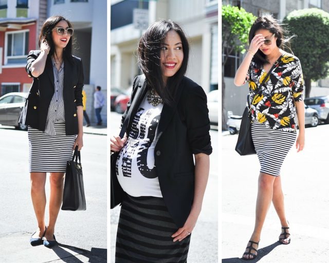 cfc-9 to 5 chic maternity style-tube skirts