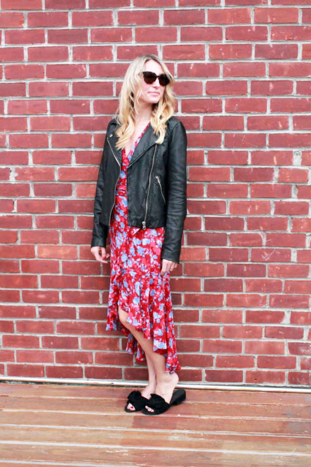 how to style a wrap dress