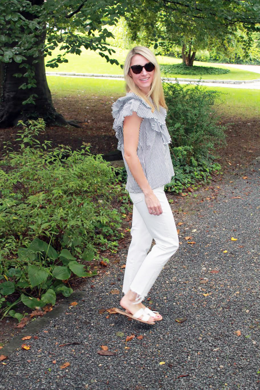 white jeans after Labor Day