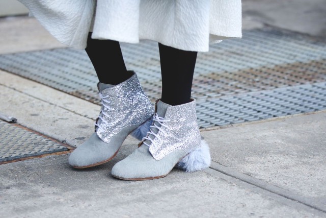 silver glitter heels furry heels-yfw street stsyle-refinery 2