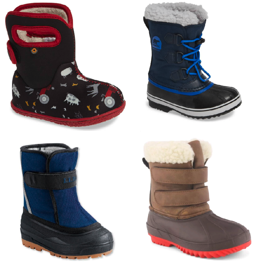 infant size 8 snow boots