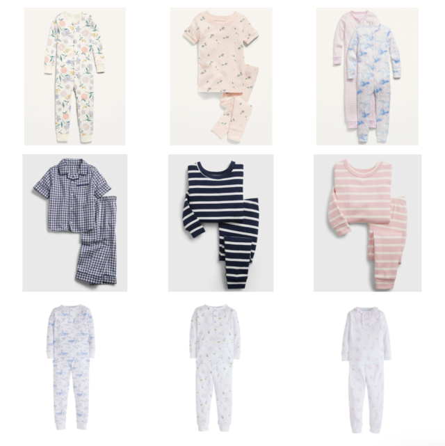 affordable toddler pajamas