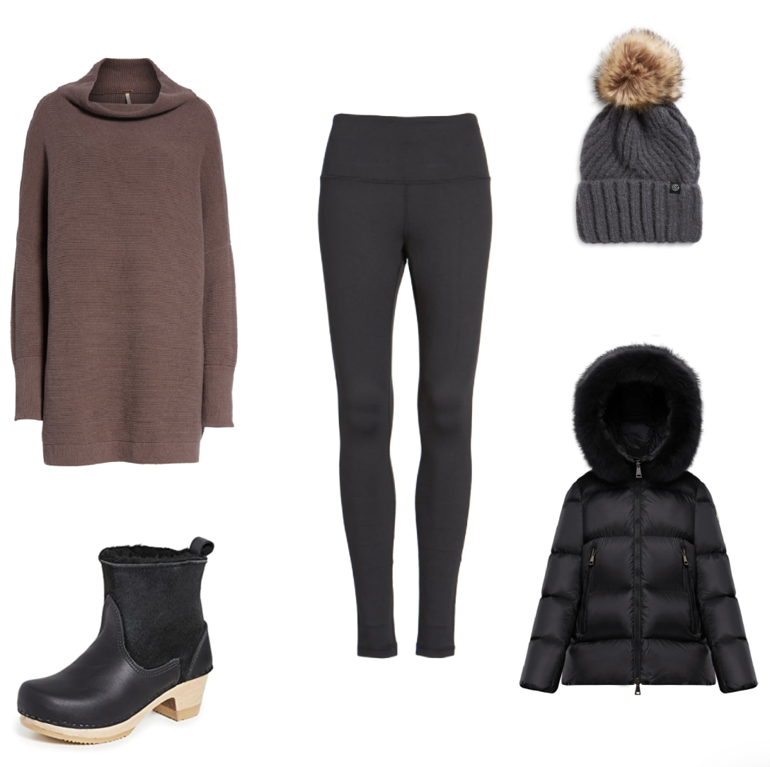winter outfit for moms